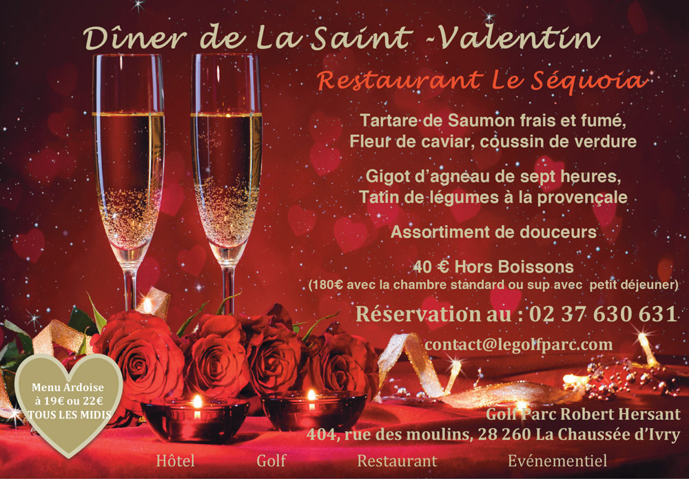 Diner Romantique au Restaurant le Séquoia pour le 14 février